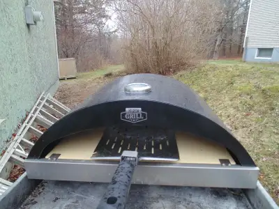 Hi i have a new pizza oven for sale reason for selling too big for my barbeque 30.00 thank you
