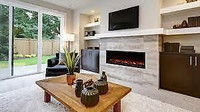 50"  ALLUSION Platinum Electric Fireplace