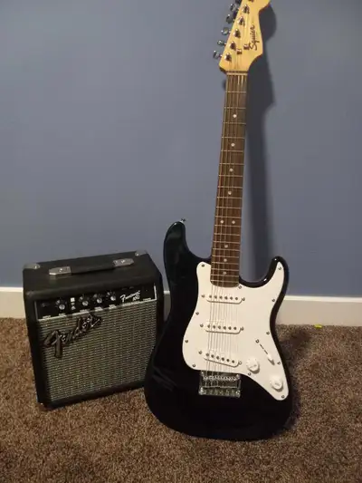 Electric guitar and amp (PRICE DROP), View more
