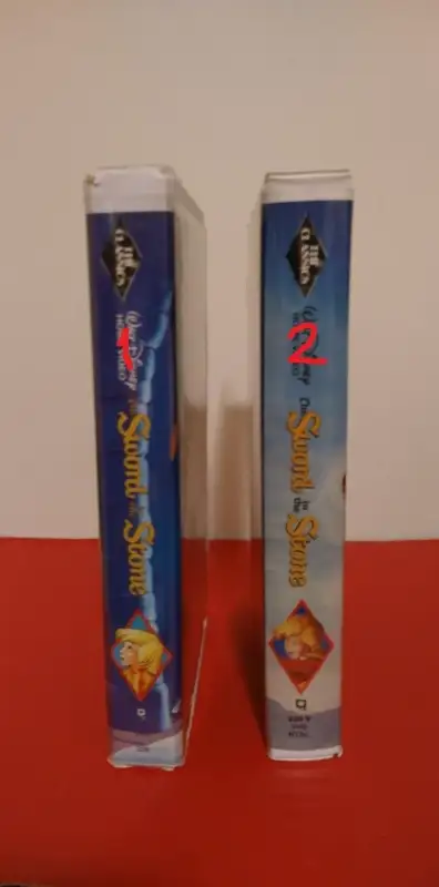 2 The Sword In The Stone Black Diamond Disney VHS, View more