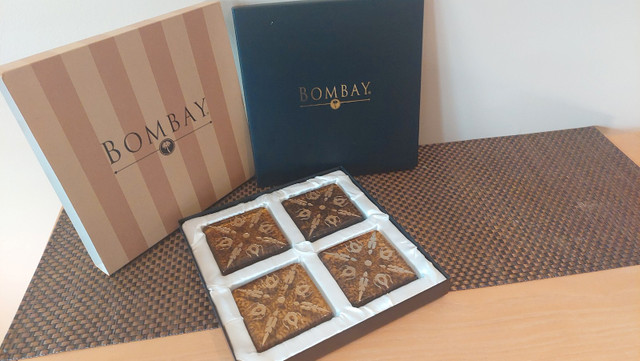 Bombay Bronze Glass Coasters - Set of 4 NEW! in Home Décor & Accents in Markham / York Region