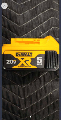New dewalt 5.0 battery