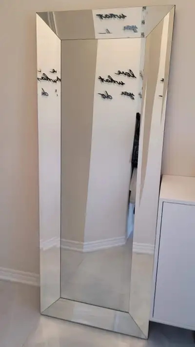 Elegant Floor Standing Mirror – Like New Condition, View more