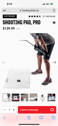 Hockey Shot shooting pad board (pro) -$120