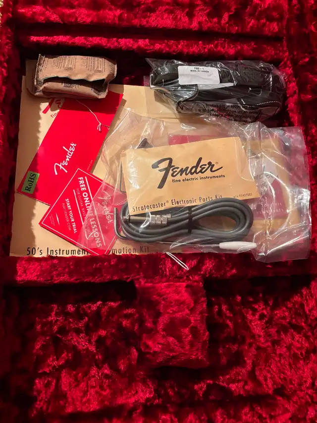 Fender 70th Anniversary American Vintage II 1954 Stratocaster in Guitars in Strathcona County - Image 7