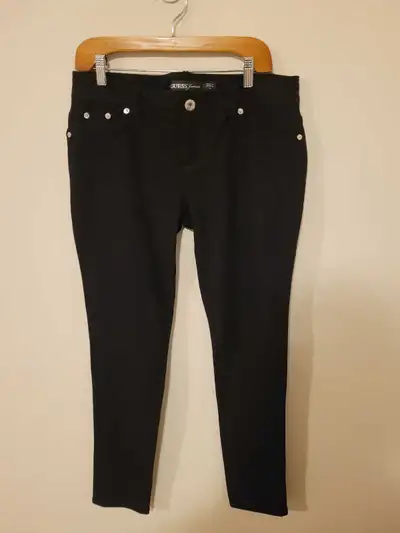 New Vintage Women's GUESS Jeans Black Slim Stretch Jeans Size 31, View more