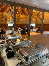 Lakeside barn wedding venues available on Rice Lake.