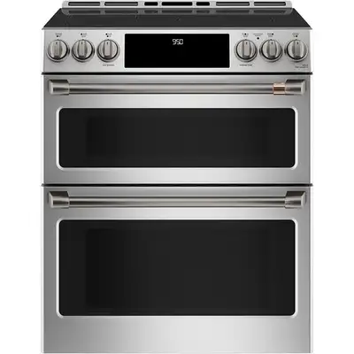 Cafe 30 Double Oven Induction Range 5-Burner, Air Fry Smart Wifi, View more