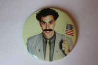 2006 Borat Pinback Button 3"  _VIEW OTHER ADS_