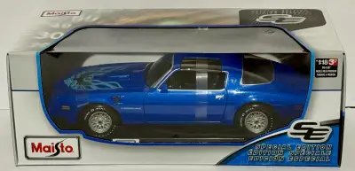 Maisto 1/18 Pontiac Firebird Trans Am Blue, View more
