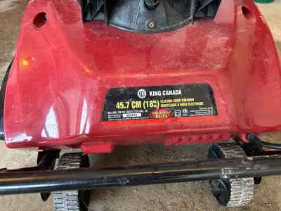 King Canada 18”  Snowblower (Electric), View more