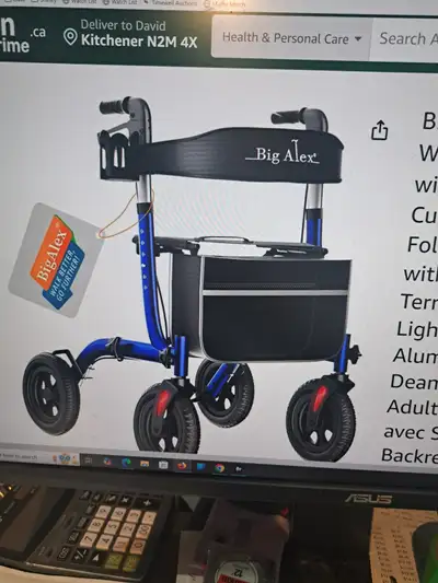 Walker Rollator Big Alex Brand New, View more