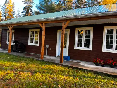 Chalet à louer – Saint-Alphonse-Rodriguez – Location mensuelle (31 jours et +) 3 chambres • 6 person...