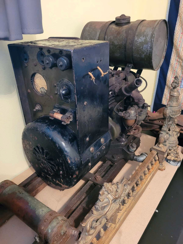 HIT AND MISS ENGINE. WW2 GENERATOR. WWII TRUCK/TANK WHEEL.      in Arts & Collectibles in City of Toronto