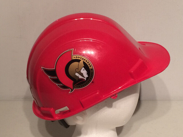 Vintage Ottawa Senators 2D Logo Red Hard Hat Safety Helmet in Arts & Collectibles in Ottawa - Image 3