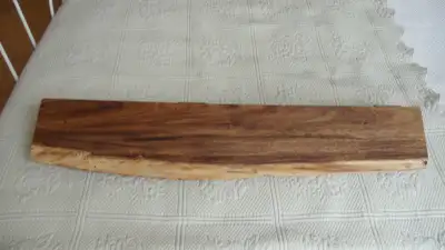 Floating wood shelf with unique look, View more