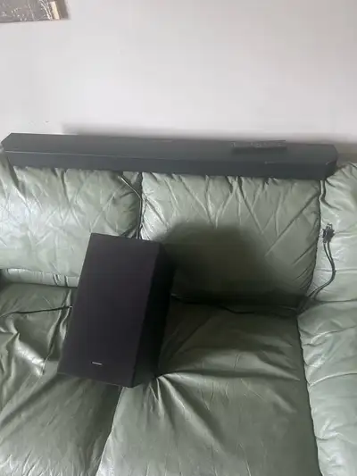 Samsung Soundbar and Sub w/remote, View more