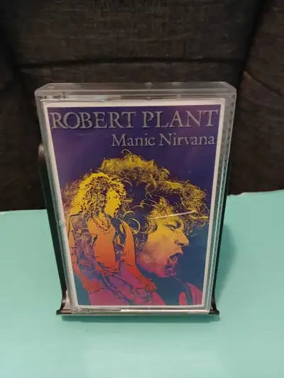 Robert plant manic nirvana music cassette tape , View more