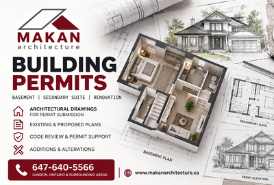 Legal Basement & Side Entrance Permit – From $999, View more