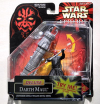 Star Wars: Episode I Darth Maul Deluxe Figure 1998 HASBRO #84144
