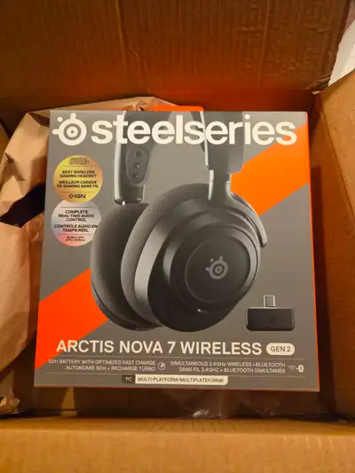 For sale: Steelseries Arctis Nova 7 Gen 2 wireless headphones, View more