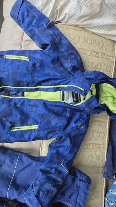 snow pants 2 pairs and a snow jacket, View more