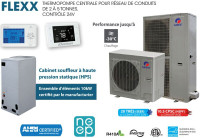 GREE FLEXX THERMOPOMPE & CLIMATISEUR CENTRAL -30°C