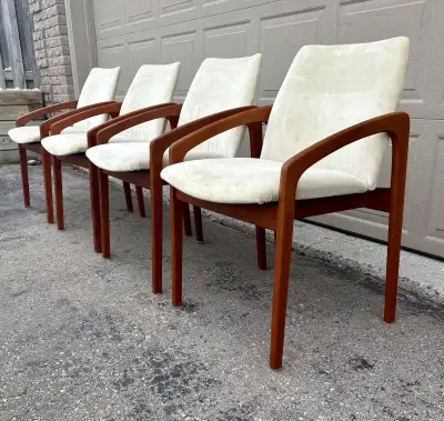 Teak Danish Mid Century Modern Dining Chairs SOLD PPU, View more