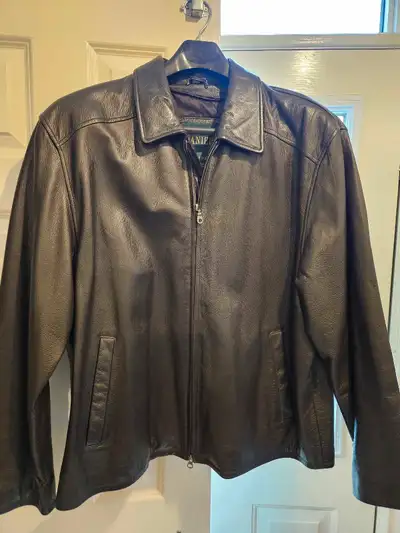 Danier mens leather jacket XL, View more