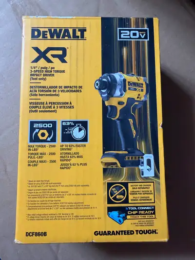 Dewalt 20V XR DCF860 Drill , View more