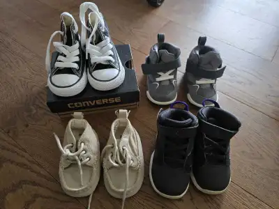 [BRAND NEW] Baby Shoes - Gap, Converse, Jordan, View more