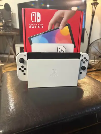 Nintendo Switch OLED -- Barely Used, Like NEW!, View more
