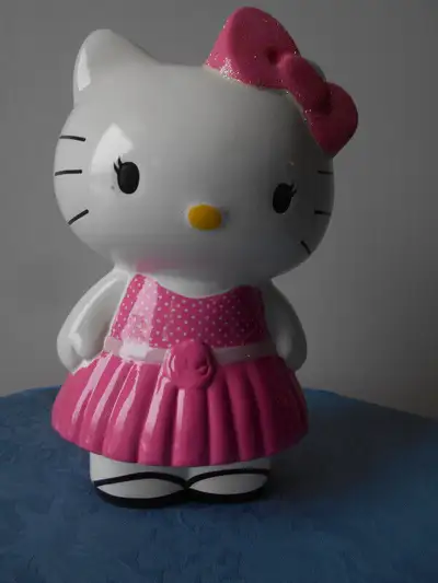 BANQUE-TIRELIRE-HELLO KITTY-CÉRAMIQUE-ENFANT-FILLE, View more