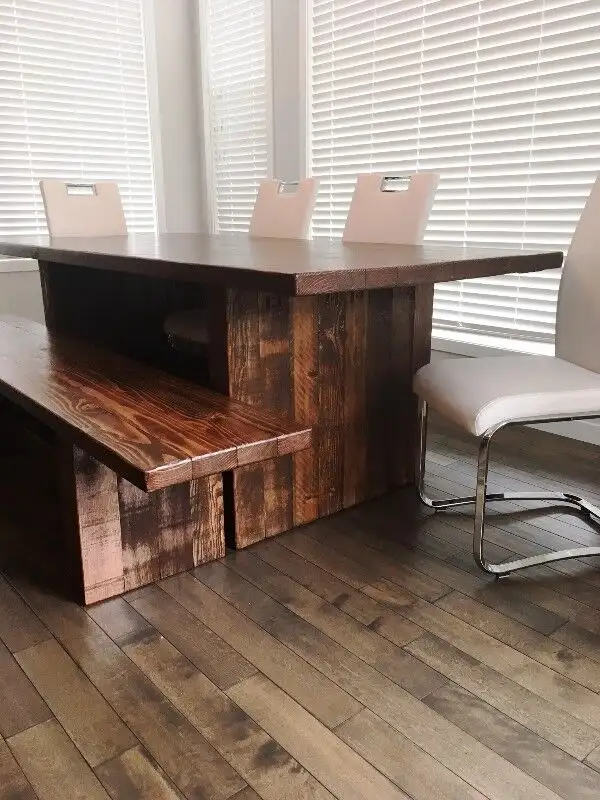 Rustic Dining Tables, Benches, Coffee Tables-Custom Built in Dining Tables & Sets in Calgary - Image 6