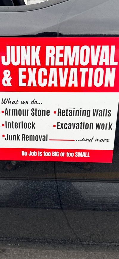 GARBAGE REMOVAL/EXCAVATION, View more