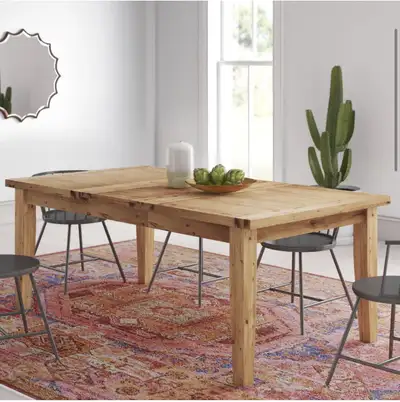 Extendable Wooden Dining Table, View more