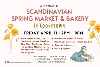 Scandinavian Spring Market in Cookstown, View more