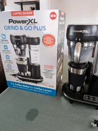 PowerXL Coffee Maker with Grinder Built-in 16 oz.