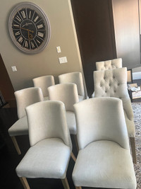 8 Pottery Barn Chairs for sale 