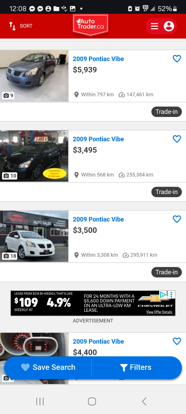 Pontiac vibe in Cars & Trucks in Cambridge - Image 4