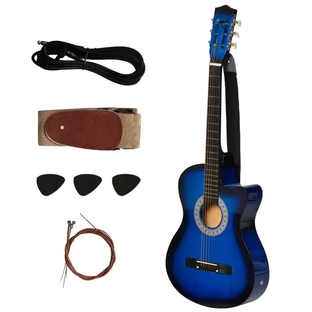 Premium gloss 38" Full Size Classical Acoustic Electric Guitar  in Guitars in Markham / York Region - Image 7