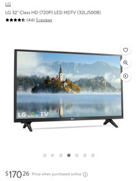 LG TV 32"