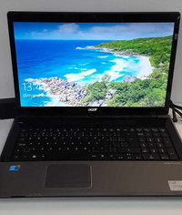 Laptop Acer Aspire 7745 i3-M350 8Go Ram SSD 256Go 17,3po HDMI