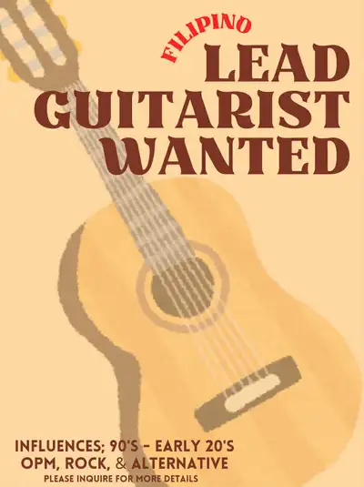 Filipino lead guitarist , View more
