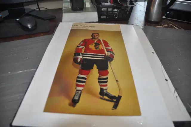 Ken wharram Chicago Black Hawks nhl hockey 1964 from quebec 1 in Arts & Collectibles in Victoriaville - Image 2