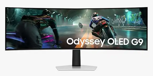 Moniteur OLED 49 LS49DG912SNXZA Incurvé 5120x1440 144Hz Samsung in Monitors in Laval / North Shore - Image 2