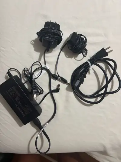 Power and AC adapters. Different kinds. $5 each. Pick up and cash only.