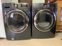 Kenmore Elite Washer and Dryer with steam