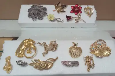 Ladies  Brooches Lot
