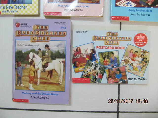 Classic Ann M. Martin The Baby Sitters Club 8pc Book Lot Cir1991 in Arts & Collectibles in Mississauga / Peel Region - Image 5